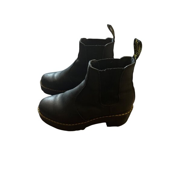 Dr. Marten’s Rometty Black Leather Boot Women 8 - Picture 3 of 9